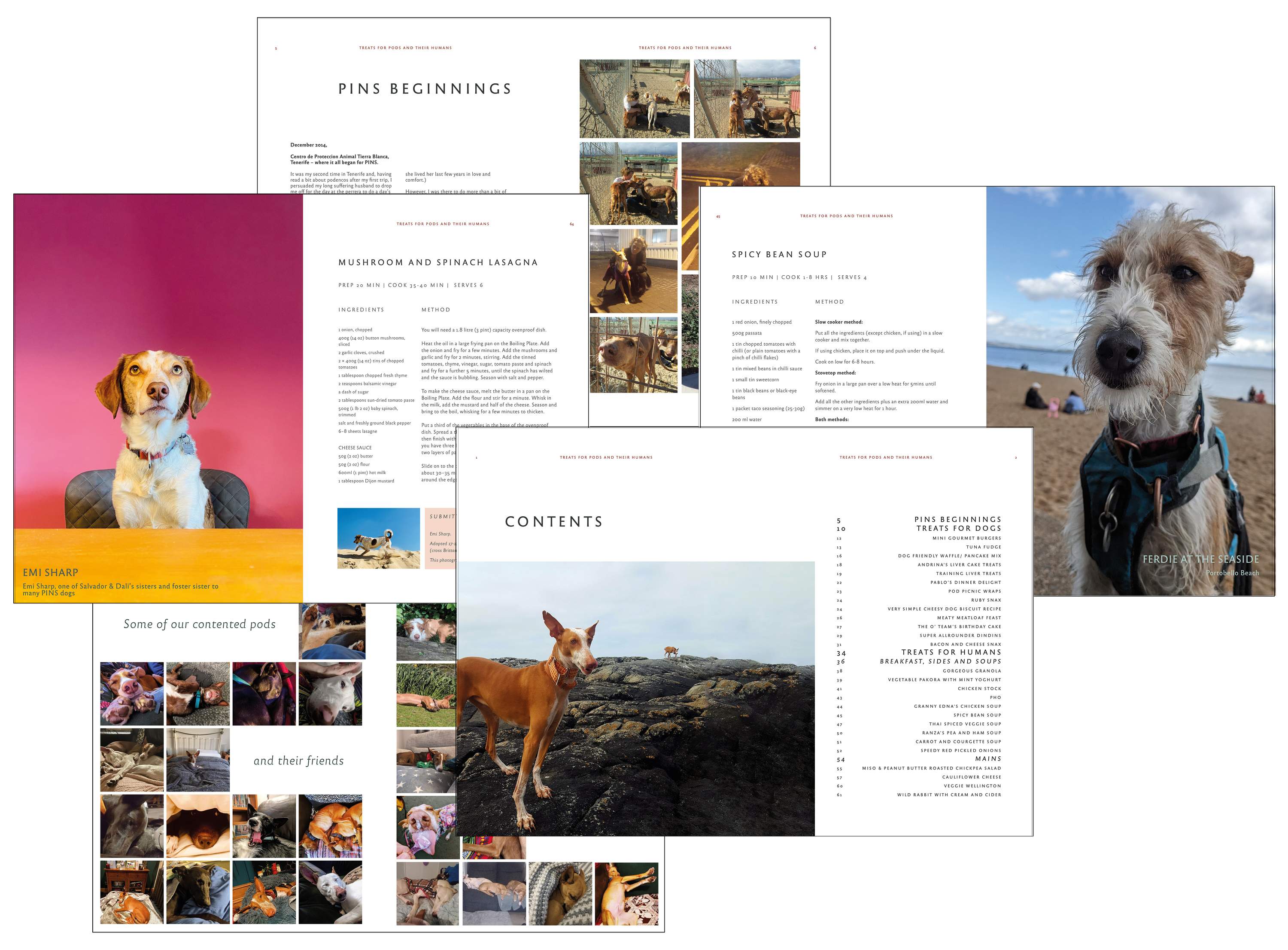 recipe book pages